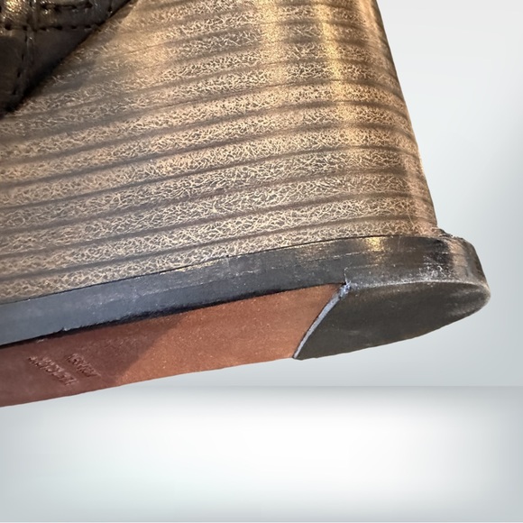 See by Cloe Black Leather Wedge Boots new 38 - Picture 9 of 11